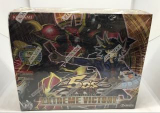Yugioh 1st Ed Exvc Extreme Victory English Factory Booster Box 24 Packs
