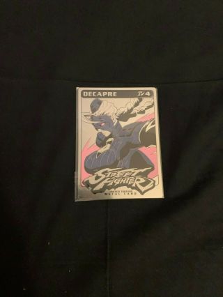 Sdcc 2019 Udon Exclusive Decapre Ladies Of Street Fighter Iv Metal Card 4