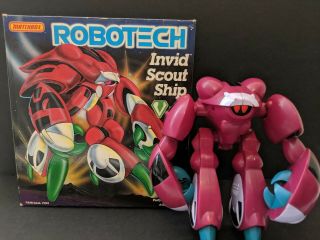Robotech Invid Scout Ship Complete Matchbox 1985