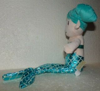 Dan Dee Plush Mermaid Doll Teal 12 