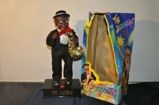 The Jazzman Animated Dancing Musical Saxophone Player