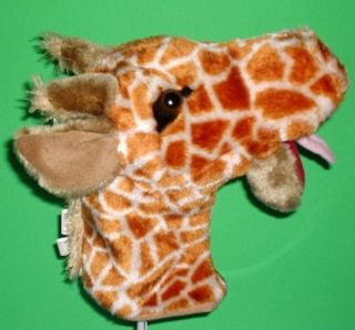 Animal Planet Giraffe Hand Puppet Plush Improv Kids Toy Imaginative Play Euc 9 "