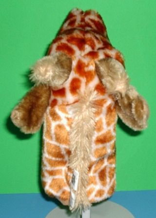 Animal Planet Giraffe Hand Puppet Plush Improv Kids Toy Imaginative Play EUC 9 