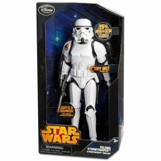 Star Wars 12 " Stormtrooper Disney Store Electronic Talking Action Figure 2014