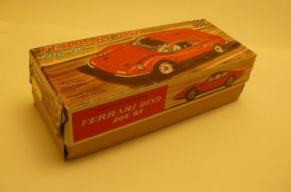 Ferrari Dino 250GT made in Japan tin car 6