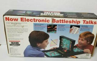 Vintage Electronic Talking Battleship Milton Bradley Game 4