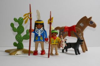 Playmobil Native American Indian Family 3396