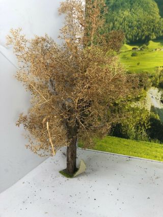 1 - 1/30 1/32 54 - 60mm Late Fall Tree 7inches High End Scenery K&c Jgm Build A Rama