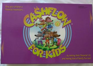 Cashflow For Kids Board Game Robert Kiyosaki " Rich Dad Poor Dad " - Euc Complete
