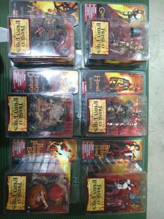 Twisted Fairy Tales Complete Set Of 6 Action Figures By Mcfarlane 2005 Series 4