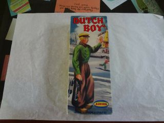 1957 Aurora Dutch Boy Kit 413 98 100 Complete W/ Box Instructions Org Glue Nm,