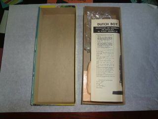 1957 AURORA DUTCH BOY KIT 413 98 100 COMPLETE w/ BOX INSTRUCTIONS ORG GLUE NM, 2