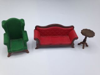 Playmobil Victorian Mansion Furniture Living Room Couch Chair Table