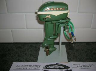 Toy Outboard Motor 1955 Johnson K&o Fleet Line Boat Battery Operated Boats Ito 2