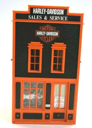 Piko G Scale Harley Davidson 6221 Motorcycle Business Building Train Shop Model