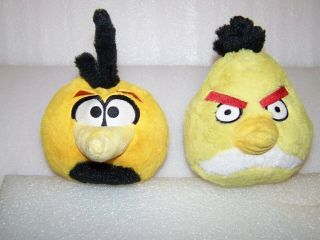 2 - Two Angry Birds Plush Originals 5 " With Sound