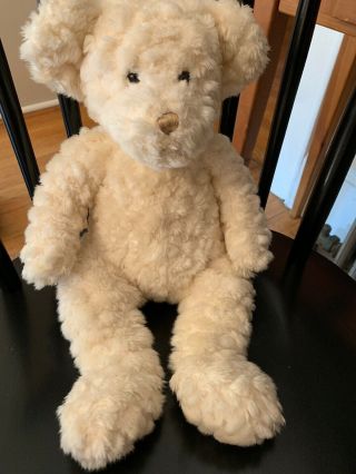 Princess Soft Toys White Am Teddy Bear Wings 15” Stuffed Animal Toy K9