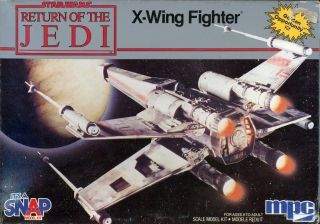 Mpc 1:63 Star Wars Return Of The Jedi X - Wing Fighter Plastic Kit 1 - 1971u