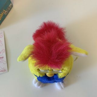 1999 Furby Babies Yellow Blue Pink Fur with Blue Eyes Model 70 - 940 Tiger, 6