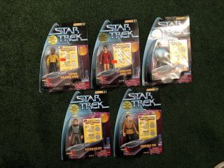 Set Of 5 Playmates Star Trek Action Figures From Ds9 