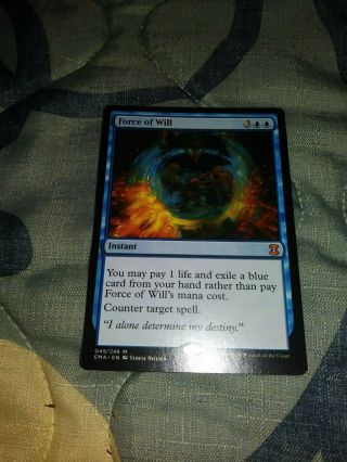 Mtg Force Of Will Eternal Masters Nm/m