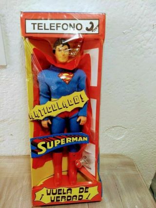 Very Rare Mego 1978 12 Inch Mexican Figure Muscle Body - Flying Superman