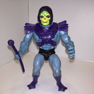 Skeletor Near Complete He - Man Figure Masters Of The Universe 1980s Mattel Motu