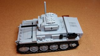 Lego Ww2 German Vehicle Panzer Ii Ausf.  E Tank Artillery