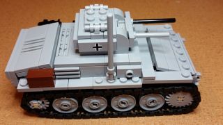Lego WW2 GERMAN Vehicle Panzer II ausf.  E TANK Artillery 2