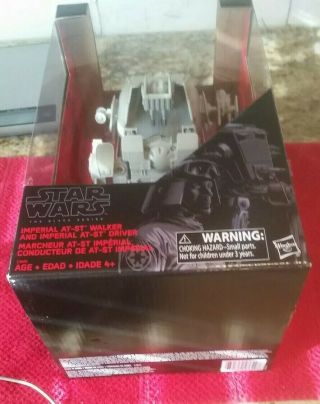 Star Wars Black Series 13 inch Imperial ATST Walker @ Imperial AT - ST Driver NIB 6