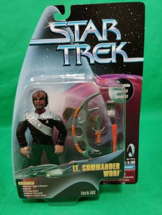 1999 Star Trek Starfleet Command Lt Commander Worf Target Playmates 65802