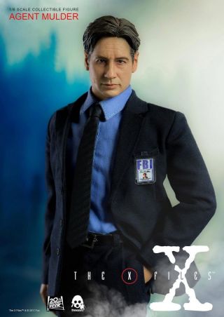 Threezero Agent Fox Mulder X - Files 1/6 Figure Statue David Duchovny
