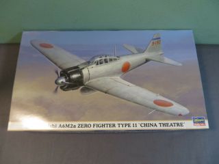 Hasegawa 1:48 Mitsubishi A6m2a Type Ii China Theatre Model Kit 09793 Open