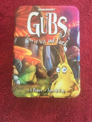 Gubs Gamewright Card Game Game Of Wit And Luck 100 Complete With Rules