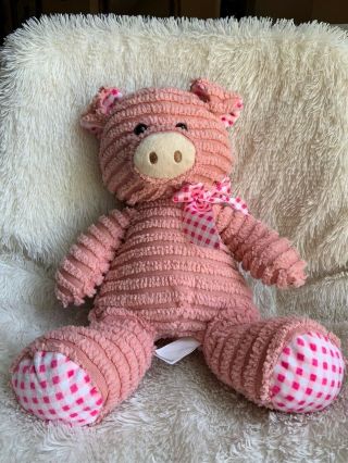 Hug Fun Pink Pig Plush,  Stuffed Animal 15”