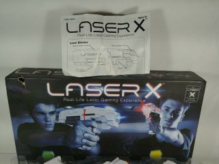 LASER X REAL LIFE LASER GAMING EXPERIENCE 2 LASER X BLASTERS & 2 RECEIVE VESTS 3