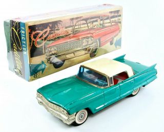 1961 Nos Cadillac 4 Door Hardtop 11” (27.  9 Cm) W/original Box By Yoshia Nr