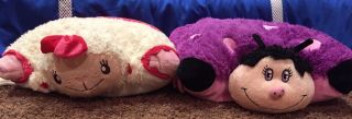 Plush Pillow Pet Bundle: Purple Ladybug & Lambie from Doc McStuffins 2