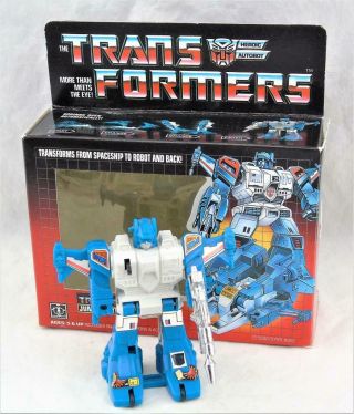Transformers G1 1985 Jumpstaarter Topspin Complete W/ Box