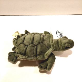 Sos Sea Turtle 8” Plush Stuffed Animal Green With Tag