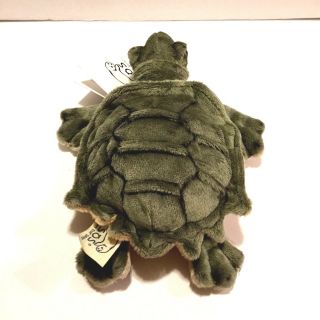 SOS Sea Turtle 8” Plush stuffed Animal Green With Tag 4