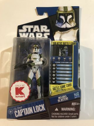 Star Wars The Clone Wars Clone Captain Lock Trooper Figure Kmart Exclusive Look