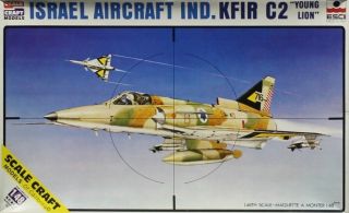 Esci 1:48 Israel Aircraft Ind.  Kfir C2 Young Lion Plastic Model Kit Sc - 4007u