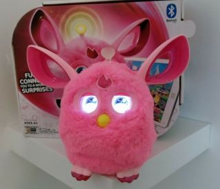 Hasbro Furby Connect Bluetooth Pink Bubblegum W.  Box And Sleep Mask Vgc