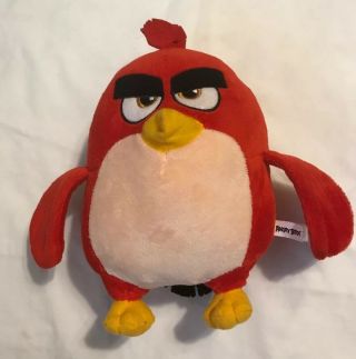 Angry Birds Red Bird Plush 11 1/2” Stuffed Animal/plush Rovio Toy Factory (2017)
