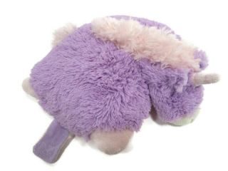 Pillow Pet Pee Wee Purple Unicorn Plush Toy 12 " Wide Foldable Kids Animal