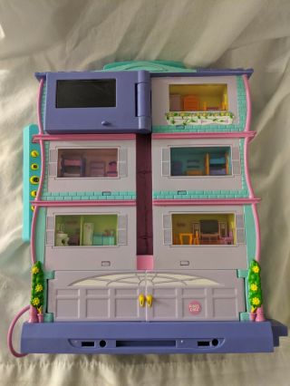 Pixel Chix Roomies Interactive House Mattel 6 Room 3 Floor Mansion Htf