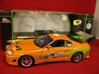 Ertl The Fast & The Furious 1:18 1995 Toyota Supra Import Tuner Car