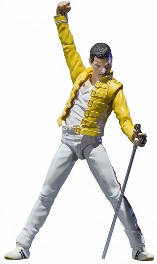 Bandai S.  H.  Figuarts Freddie Mercury Action Figure Japan Official Import