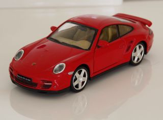 Unifortune Porsche 911 Turbo 1/32 Scale Diecast Pullback Light And Sound